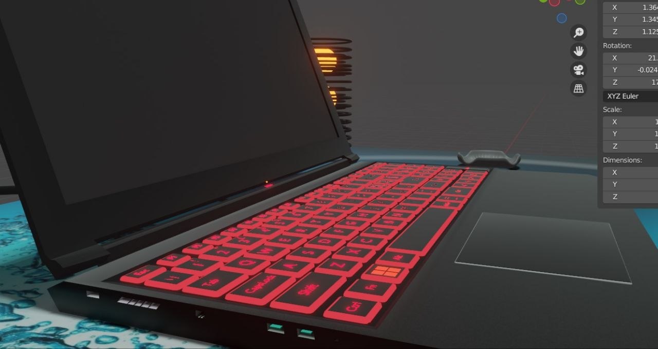Studio 3D — laptop