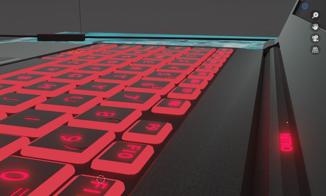 Studio 3D — laptop dettaglio