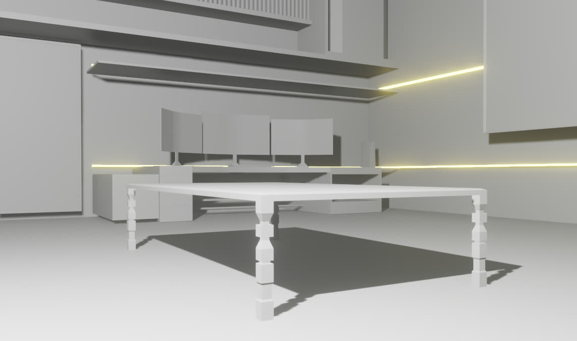 Studio 3D — clay render